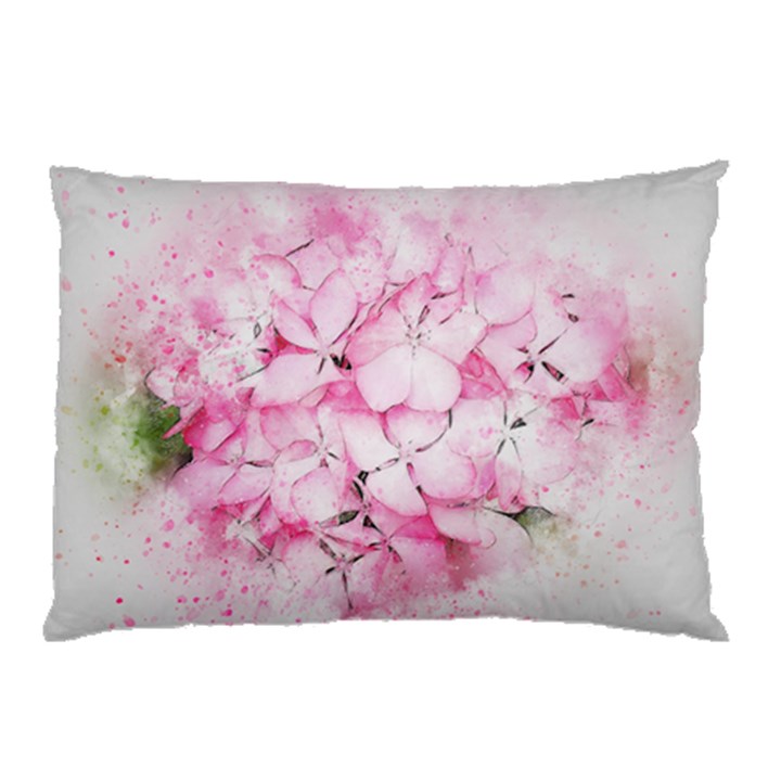 Flower Pink Art Abstract Nature Pillow Case (Two Sides)