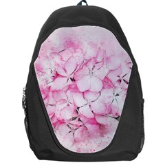 Flower Pink Art Abstract Nature Backpack Bag by Celenk