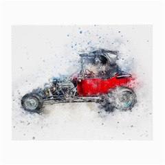 Car Old Car Art Abstract Small Glasses Cloth by Celenk