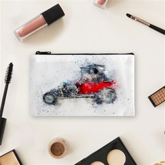 Car Old Car Art Abstract Cosmetic Bag (small)  by Celenk