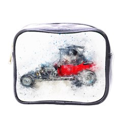 Car Old Car Art Abstract Mini Toiletries Bags by Celenk