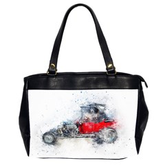 Car Old Car Art Abstract Office Handbags (2 Sides)  by Celenk