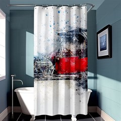 Car Old Car Art Abstract Shower Curtain 36  X 72  (stall)  by Celenk