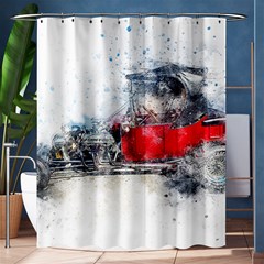 Car Old Car Art Abstract Shower Curtain 60  X 72  (medium)  by Celenk