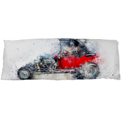 Car Old Car Art Abstract Body Pillow Case (dakimakura) by Celenk