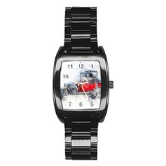 Car Old Car Art Abstract Stainless Steel Barrel Watch by Celenk