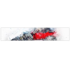 Car Old Car Art Abstract Large Flano Scarf 