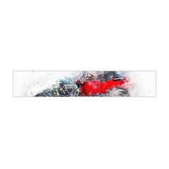 Car Old Car Art Abstract Flano Scarf (mini) by Celenk