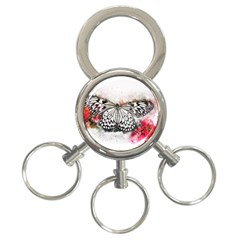 Butterfly Animal Insect Art 3-ring Key Chains by Celenk