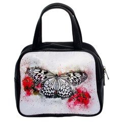 Butterfly Animal Insect Art Classic Handbags (2 Sides) by Celenk