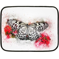 Butterfly Animal Insect Art Fleece Blanket (mini) by Celenk