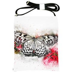 Butterfly Animal Insect Art Shoulder Sling Bags by Celenk