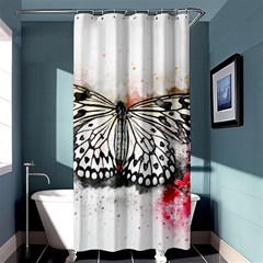 Butterfly Animal Insect Art Shower Curtain 36  X 72  (stall)  by Celenk