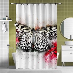 Butterfly Animal Insect Art Shower Curtain 48  X 72  (small)  by Celenk