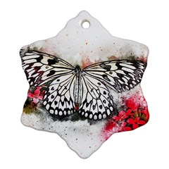 Butterfly Animal Insect Art Ornament (snowflake) by Celenk