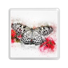 Butterfly Animal Insect Art Memory Card Reader (square)  by Celenk