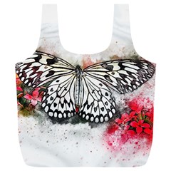 Butterfly Animal Insect Art Full Print Recycle Bags (l)  by Celenk