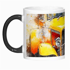 Car Old Art Abstract Morph Mugs by Celenk