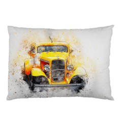 Car Old Art Abstract Pillow Case