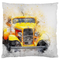 Car Old Art Abstract Standard Flano Cushion Case (one Side) by Celenk