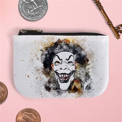 Mask Party Art Abstract Watercolor Mini Coin Purses by Celenk