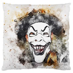 Mask Party Art Abstract Watercolor Large Cushion Case (two Sides) by Celenk