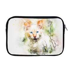 Cat Animal Art Abstract Watercolor Apple Macbook Pro 17  Zipper Case by Celenk