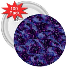 Techno Grunge Punk 3  Buttons (100 Pack) 