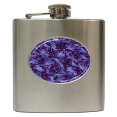 Techno Grunge Punk Hip Flask (6 Oz)