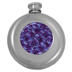 Techno Grunge Punk Round Hip Flask (5 Oz)