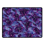 Techno Grunge Punk Fleece Blanket (Small) 50 x40  Blanket Front