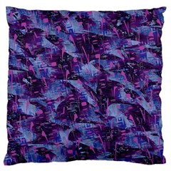 Techno Grunge Punk Large Cushion Case (one Side)