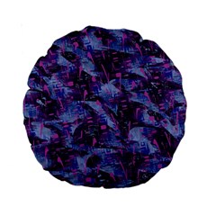 Techno Grunge Punk Standard 15  Premium Round Cushions by KirstenStar