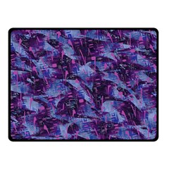 Techno Grunge Punk Double Sided Fleece Blanket (small) 