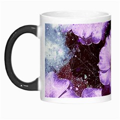 Flowers Purple Nature Art Abstract Morph Mugs by Celenk