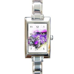 Car Old Car Art Abstract Rectangle Italian Charm Watch by Celenk