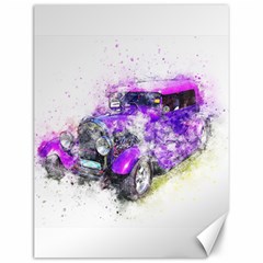 Car Old Car Art Abstract Canvas 12  X 16   by Celenk