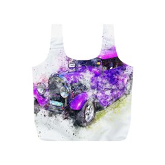 Car Old Car Art Abstract Full Print Recycle Bags (s)  by Celenk