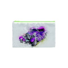 Car Old Car Art Abstract Cosmetic Bag (xs) by Celenk