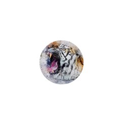 Tiger Roar Animal Art Abstract 1  Mini Magnets by Celenk