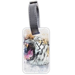 Tiger Roar Animal Art Abstract Luggage Tags (two Sides)