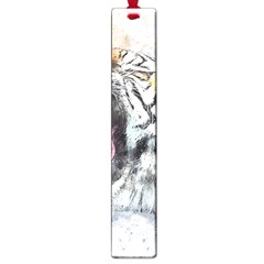 Tiger Roar Animal Art Abstract Large Book Marks by Celenk