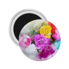 Flowers Bouquet Art Abstract 2 25  Magnets by Celenk