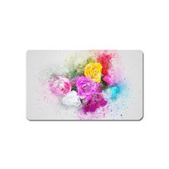 Flowers Bouquet Art Abstract Magnet (name Card) by Celenk