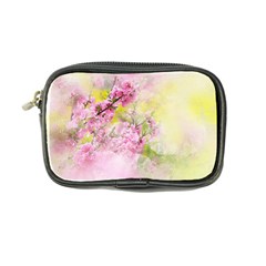 Flowers Pink Art Abstract Nature Coin Purse by Celenk