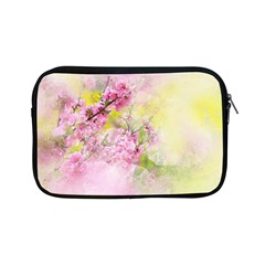 Flowers Pink Art Abstract Nature Apple Ipad Mini Zipper Cases by Celenk