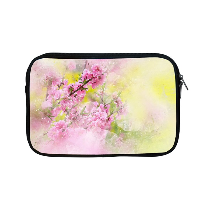 Flowers Pink Art Abstract Nature Apple iPad Mini Zipper Cases