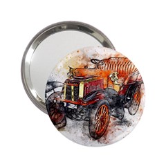 Car Old Car Art Abstract 2 25  Handbag Mirrors by Celenk