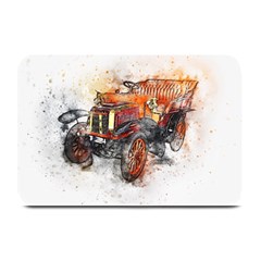 Car Old Car Art Abstract Plate Mats by Celenk