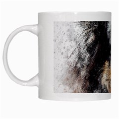 Dog Shetland Pet Art Abstract White Mugs by Celenk